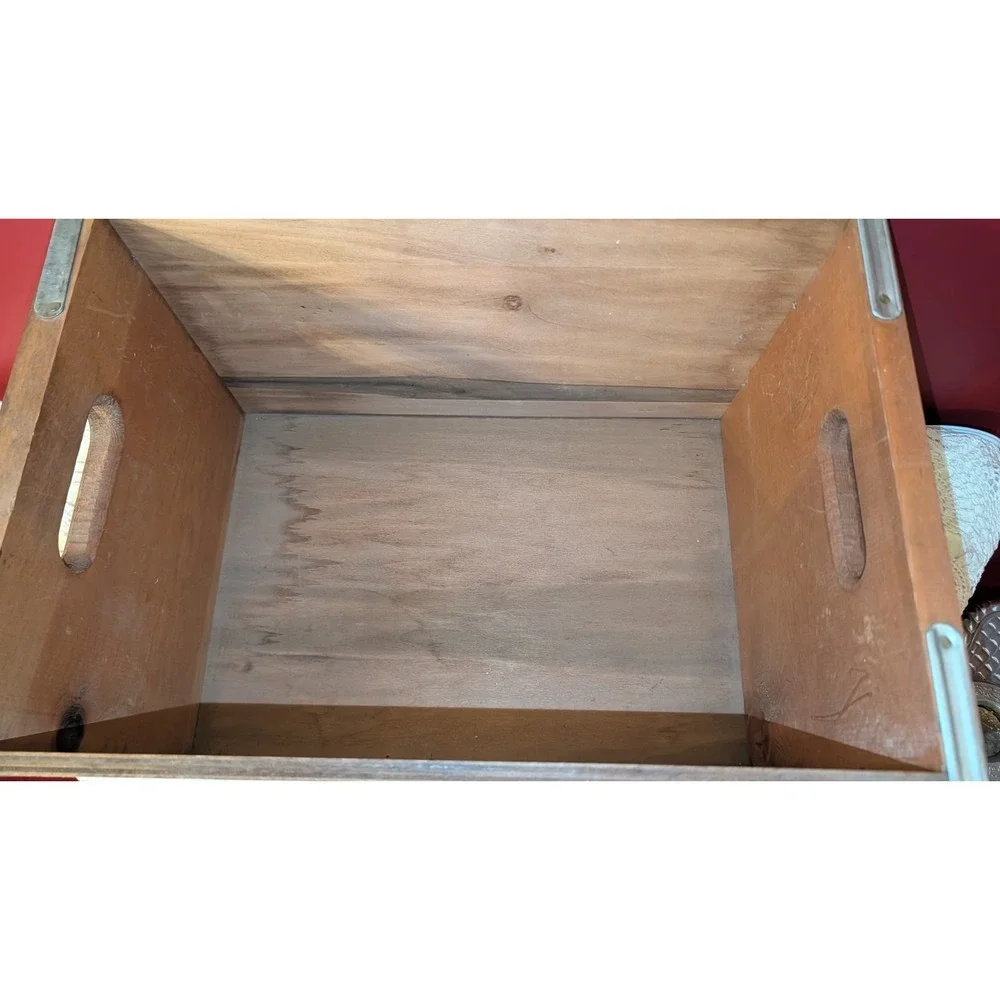 Vintage‎ Budweiser Anheuser Busch Centennial Wooden Beer Crate Box 1876-1976